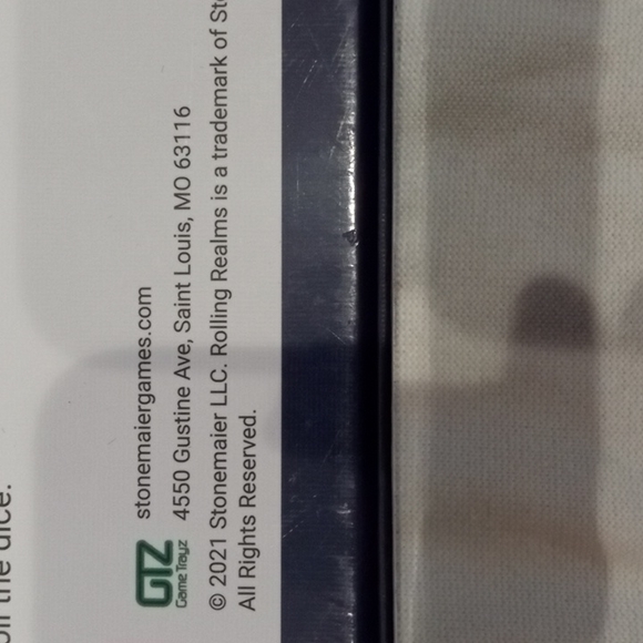 Game 1st print #d Rolling Realms roll & write by Stonemaier 1-6 players nib - Picture 6 of 8